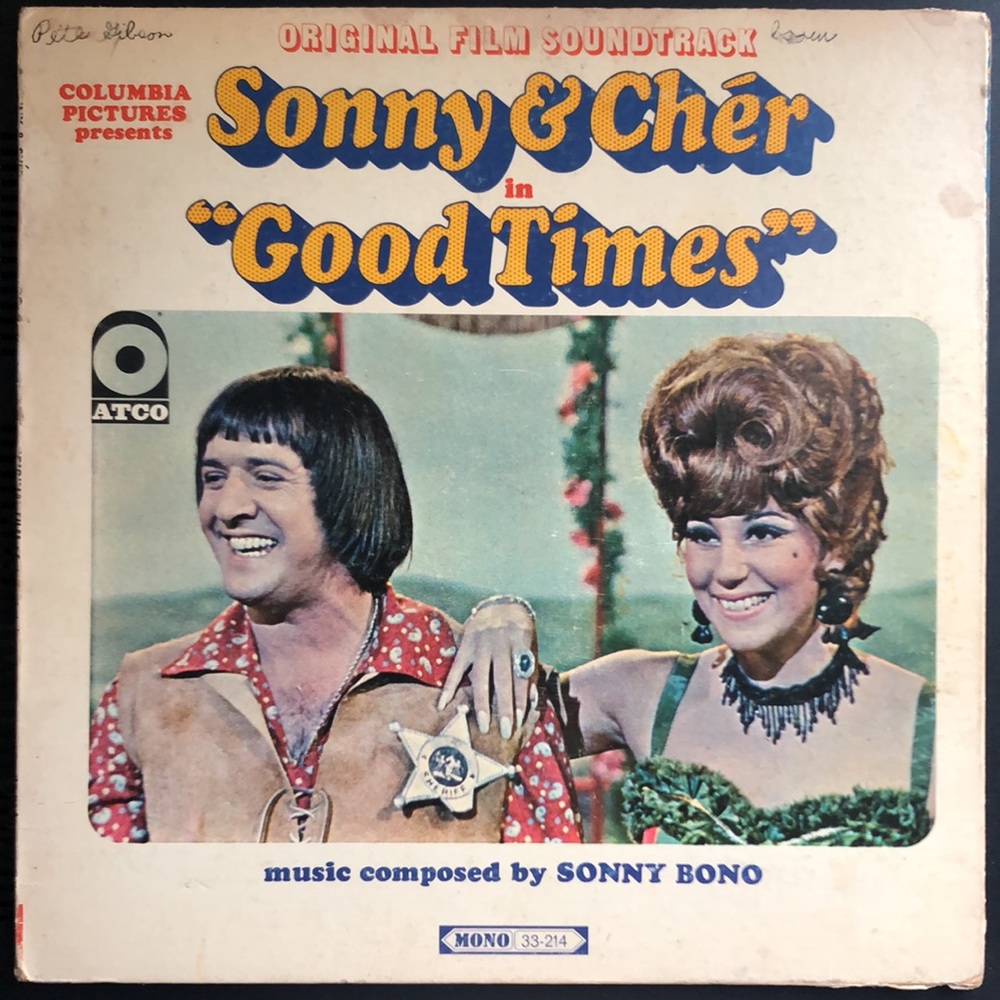 ***Free*** Sonny & Cher Good Times Soundtrack Vinyl Lp '67